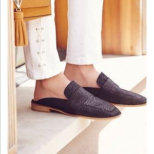 Free People Mules SIZE 8 BLACK Never worn